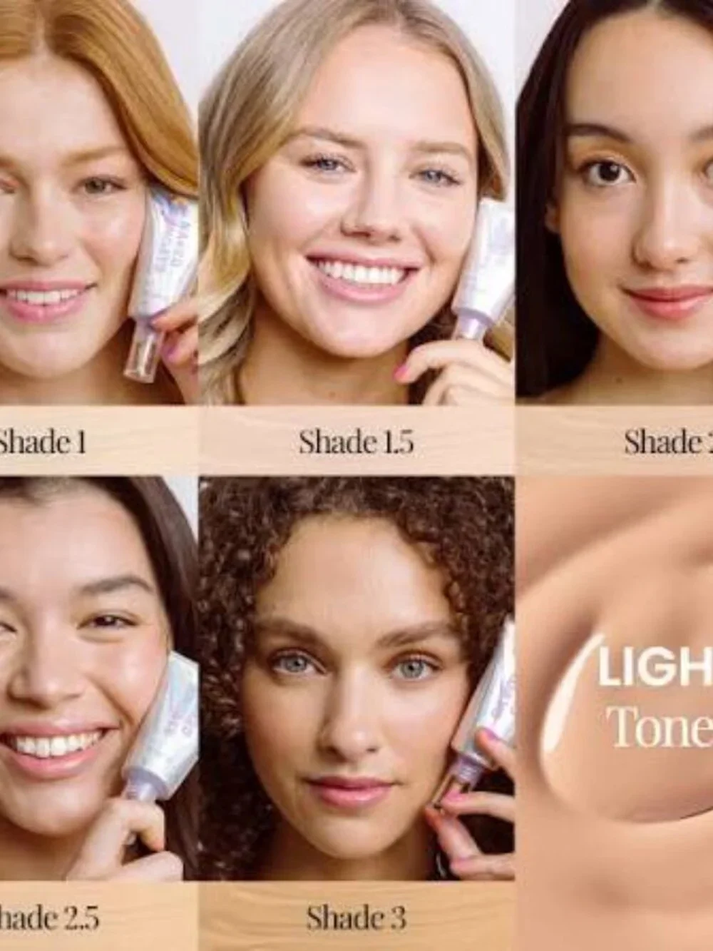 SHADE 3  BeautyScreen™ SPF 50 Peptide Foundation Tint NEW UNUSED